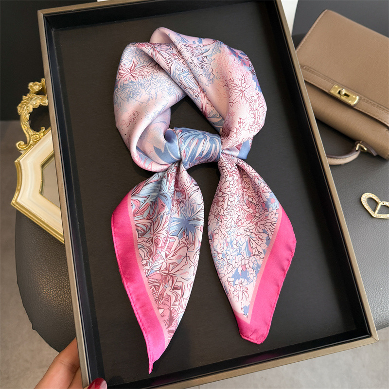 Luxury Bags Brand - ผ้าพันคอพิมพ์ลายดีไซน์หรูสำหรับผู้หญิง ผ้าไหม ผ้าพันคอ ผ้าคลุมศีรษะ ผ้าพันคอ ผ้าคลุมไหล่