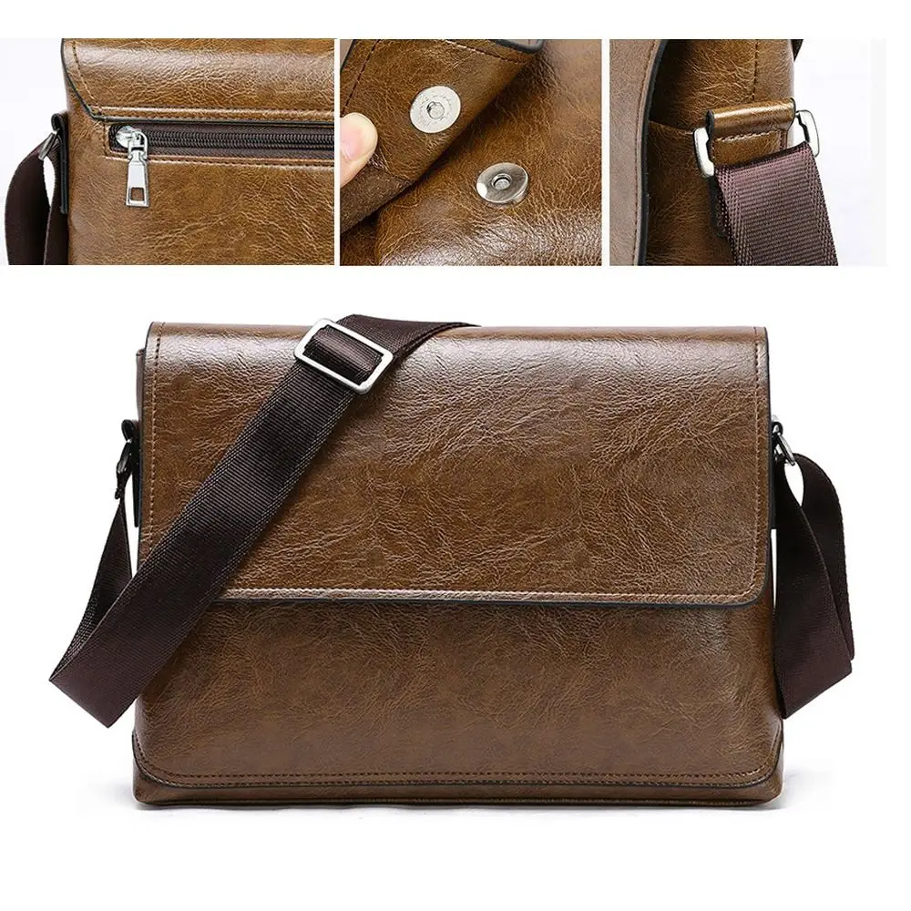 กระเป๋าหนัง PU หรูหรา สะพายข้า - Luxury Bags For Men บทวิจารณ์และราคา