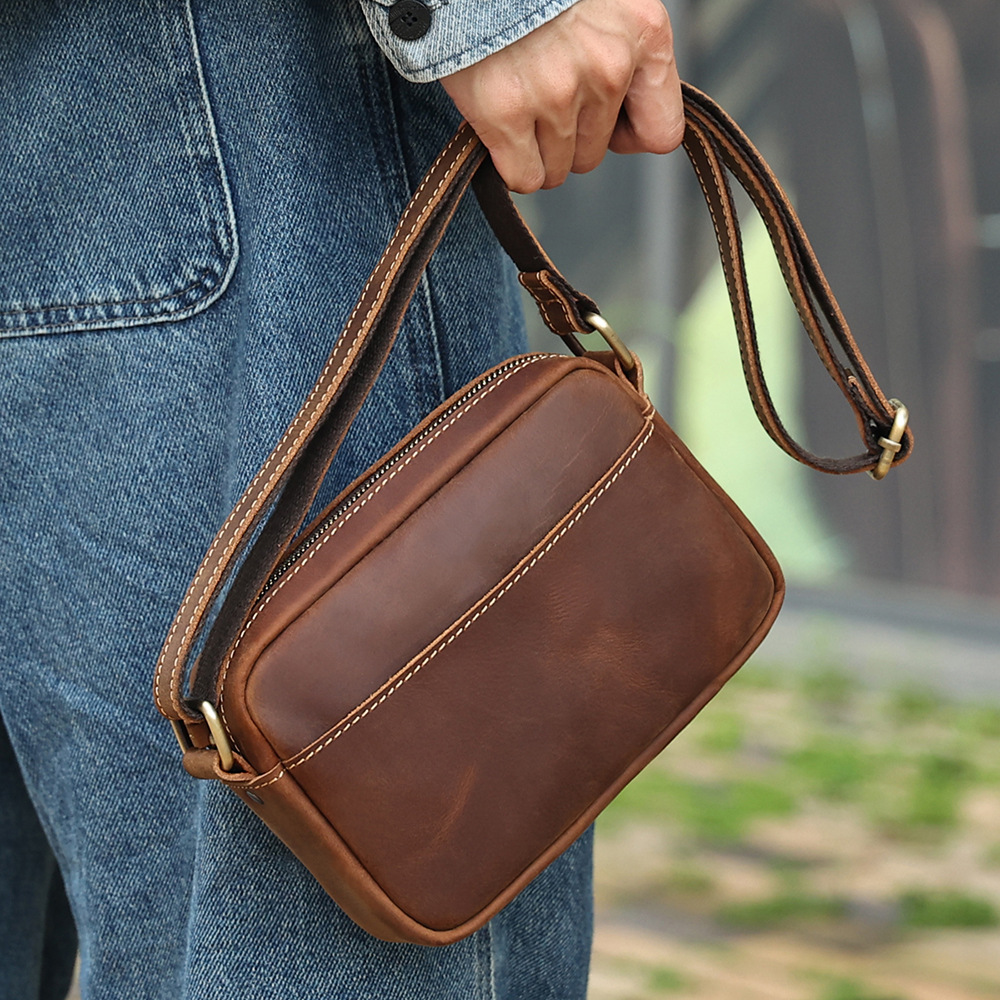 กระเป๋าหนังวัวแท้สุดหรูสำหรับผ - Luxury Bags For Men บทวิจารณ์และราคา